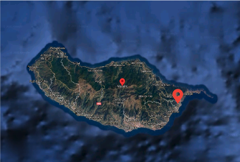 Wind Madeira position